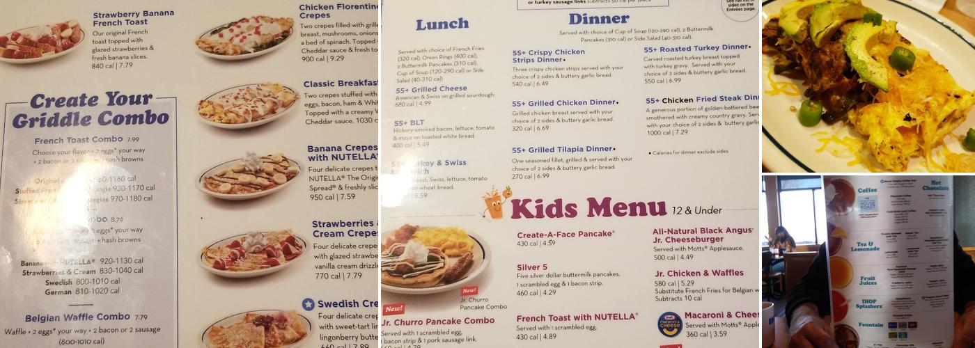 IHOP Menu