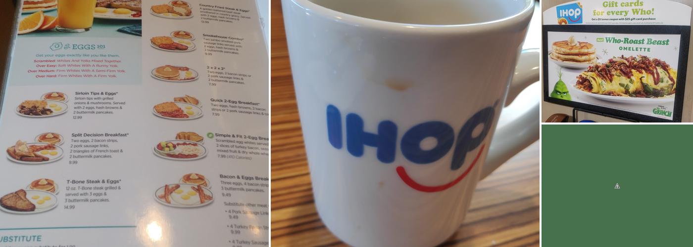 IHOP Menu
