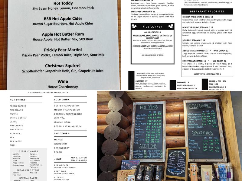 Leavenworth Cafe Roasters Menu