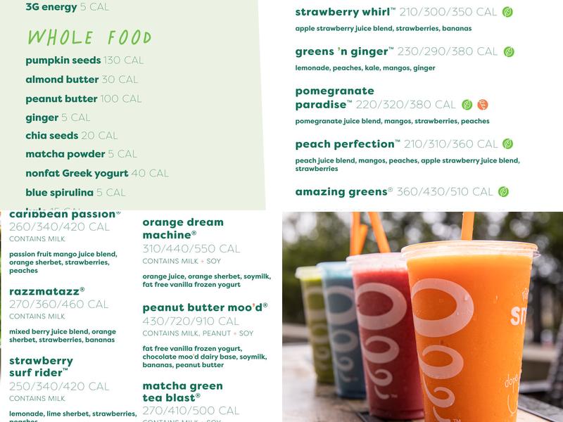 Jamba Menu