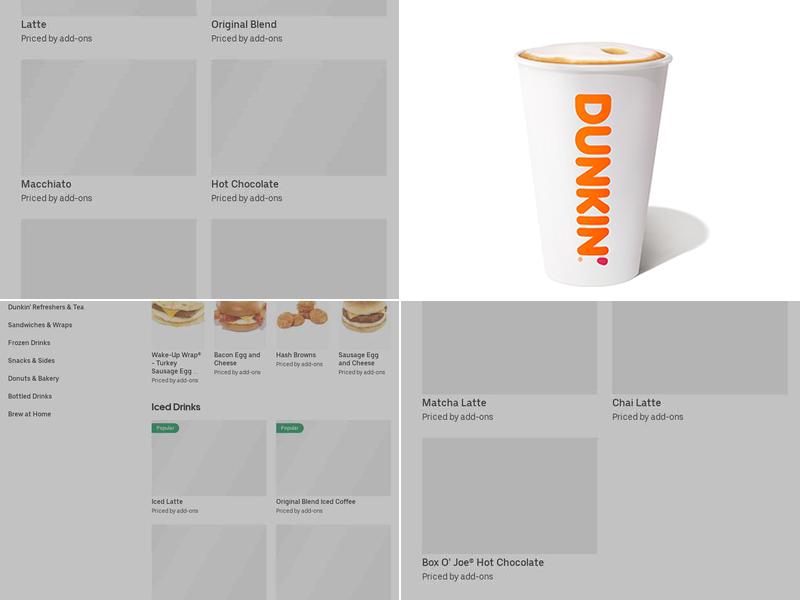 Dunkin' Menu
