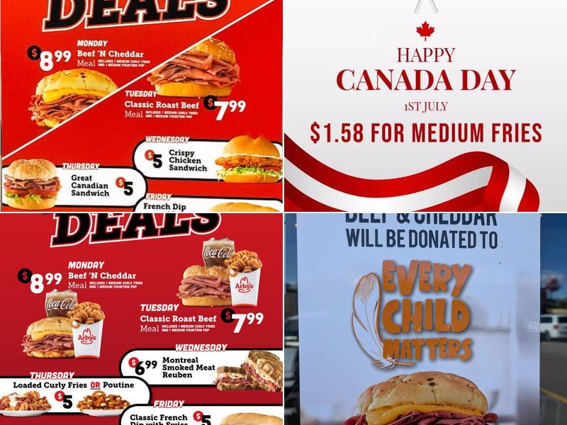 Arby's Menu