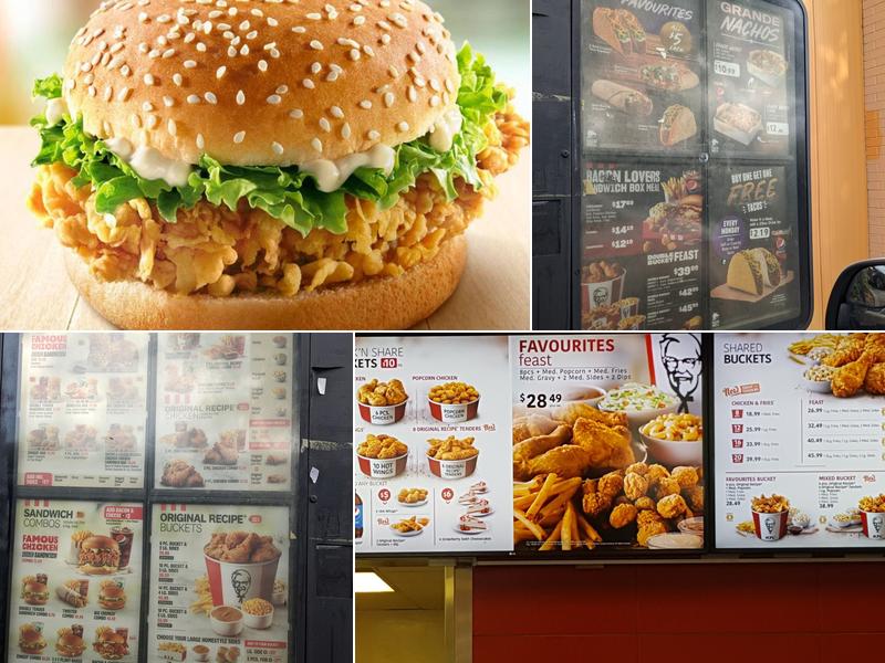 KFC Menu