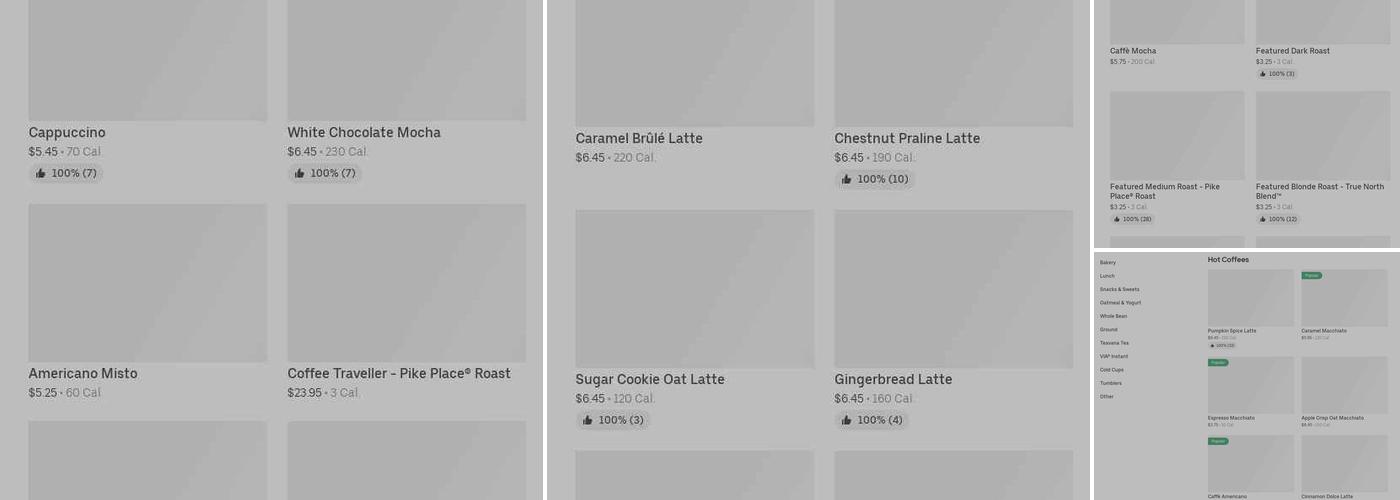 Starbucks Menu