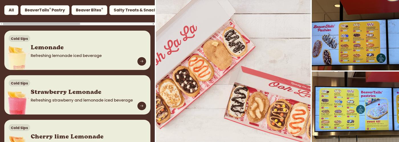 BeaverTails Milton Menu