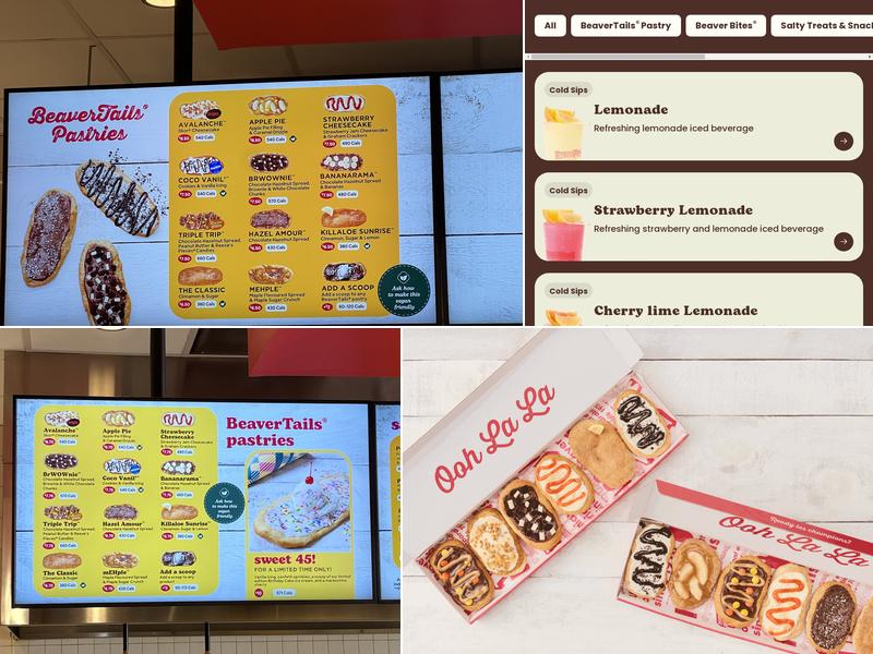 BeaverTails Milton Menu