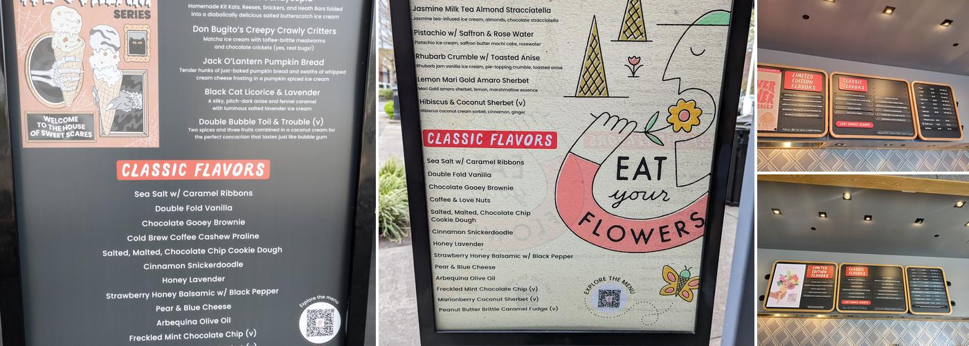 Salt & Straw Menu
