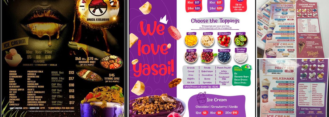 TOPPI ACAI BOWL Menu