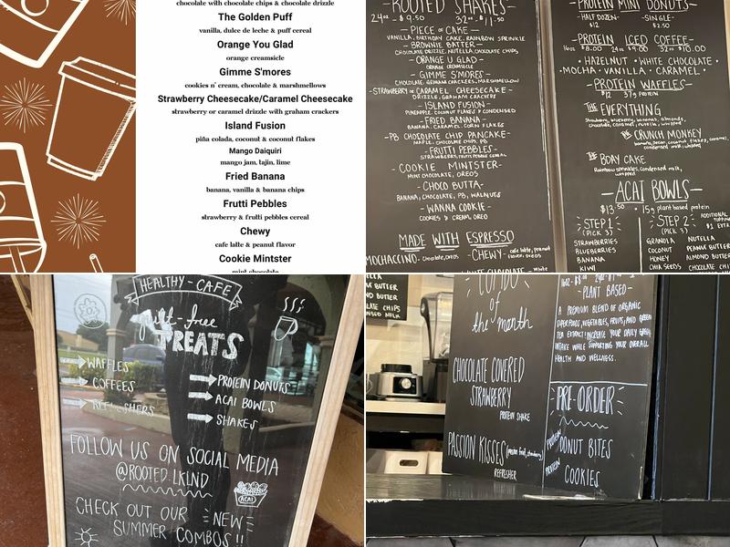 Rooted Lakeland Menu