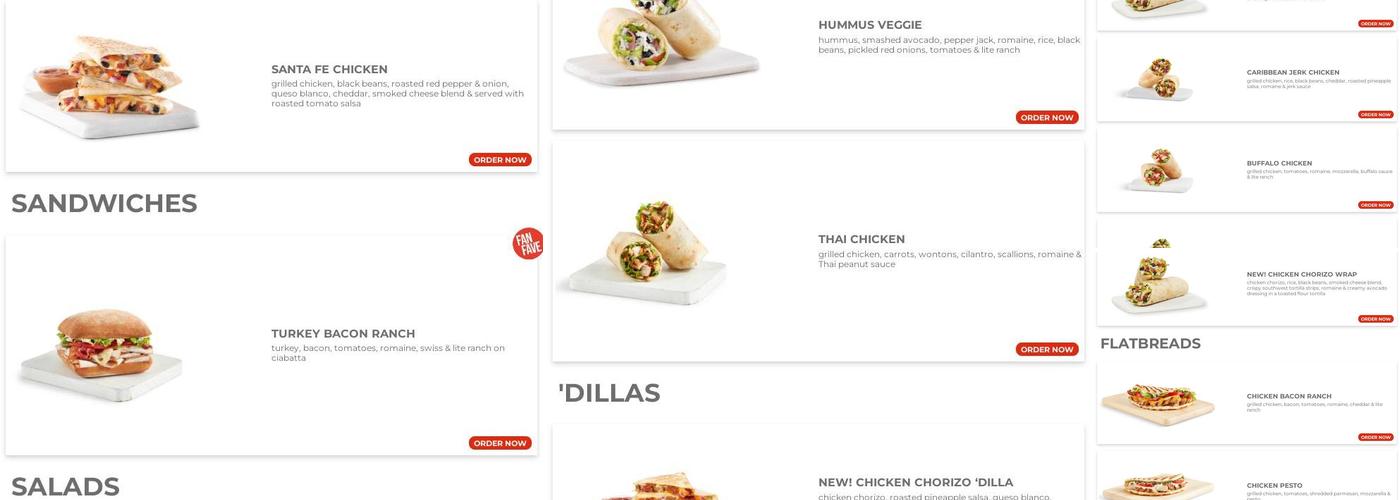 Tropical Smoothie Cafe Menu