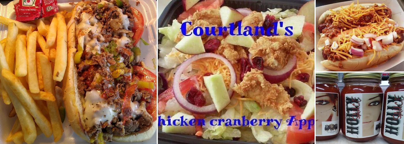 Courtlands Mobile Grill Menu