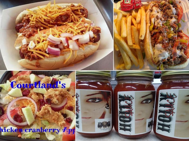 Courtlands Mobile Grill Menu