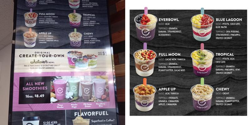 Everbowl - Bearden Menu