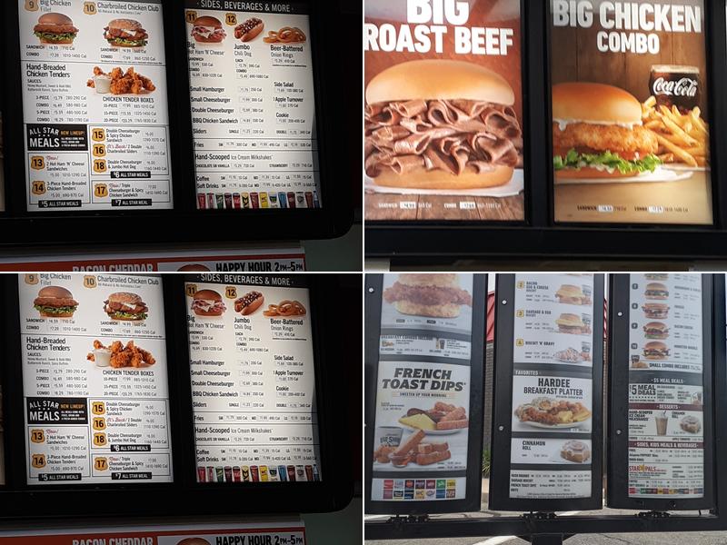 Hardee’s Menu