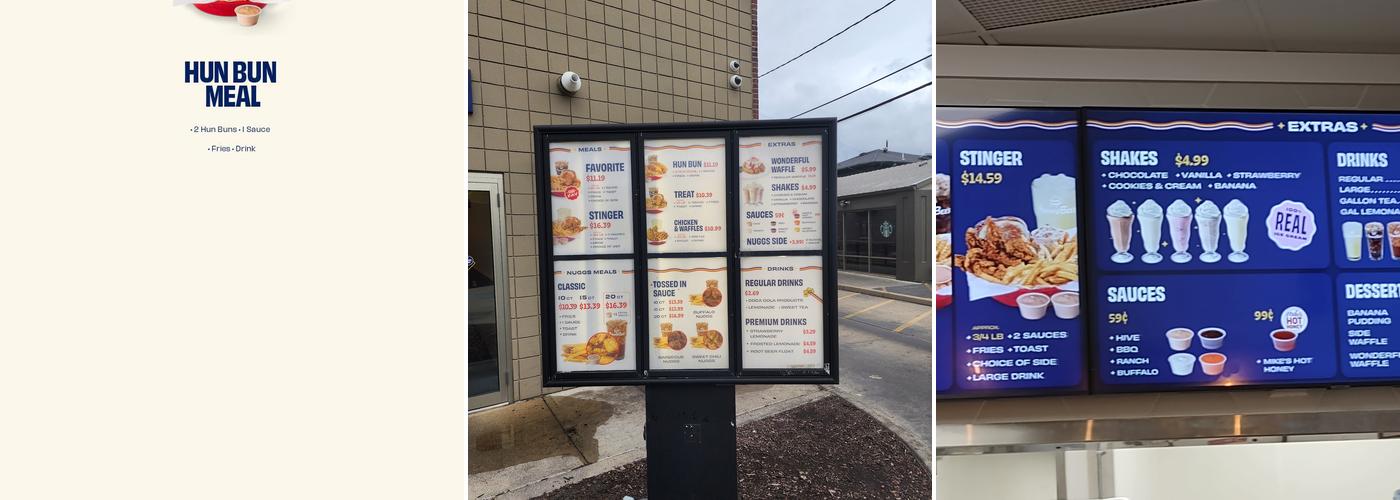 Hunny Bee's Chicken Menu