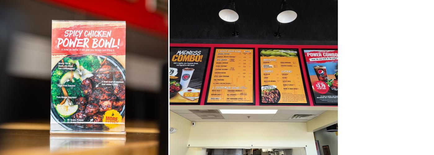 Teriyaki Madness Menu