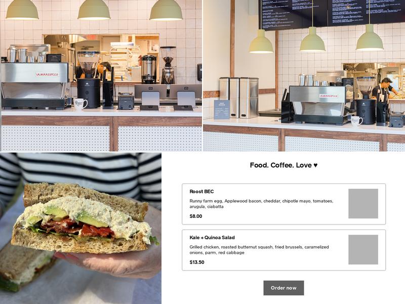 Roost Kitchen + Coffee Menu