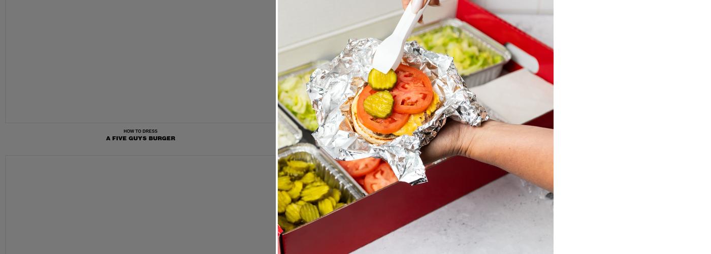 Five Guys Menu