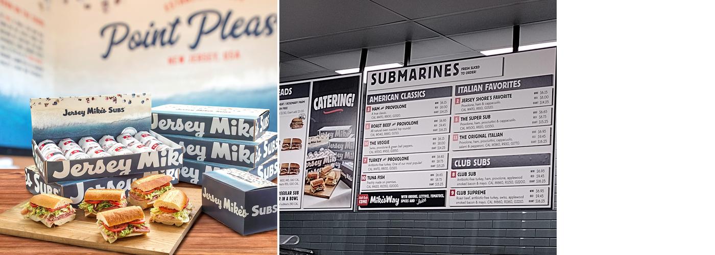 Jersey Mike's Subs Menu
