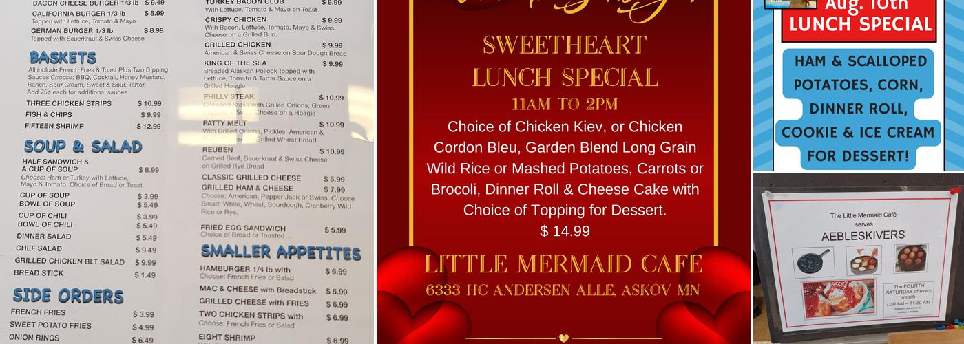 Little Mermaid Cafe Menu