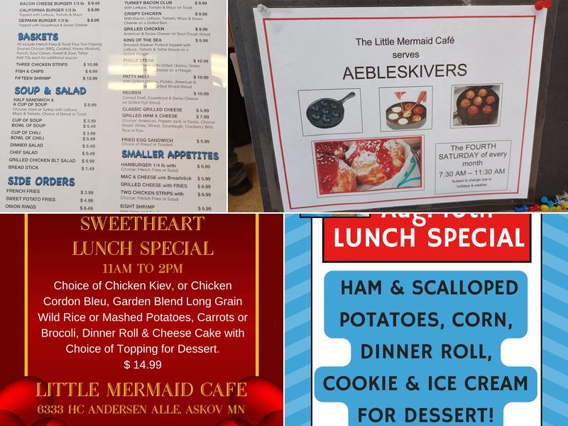 Little Mermaid Cafe Menu