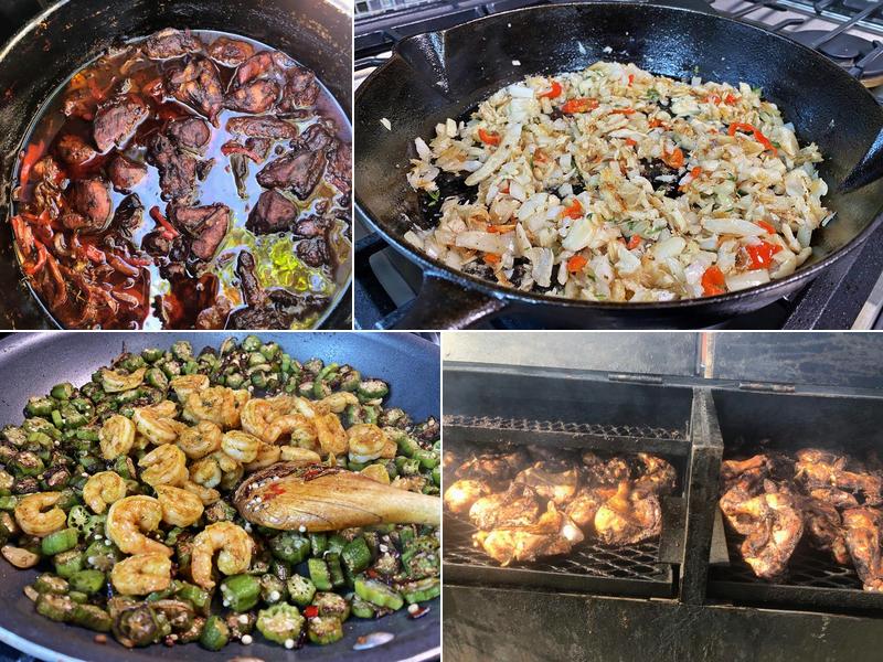 Caribbean Pot on Wheels