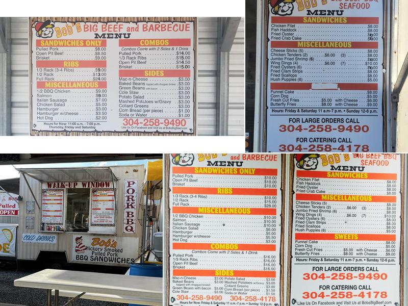 Bob's BIG BEEF Barbecue & Catering Menu