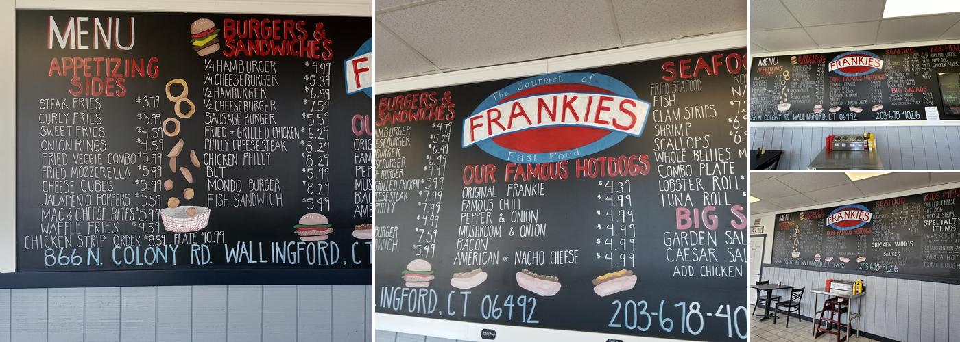 Frankies Menu