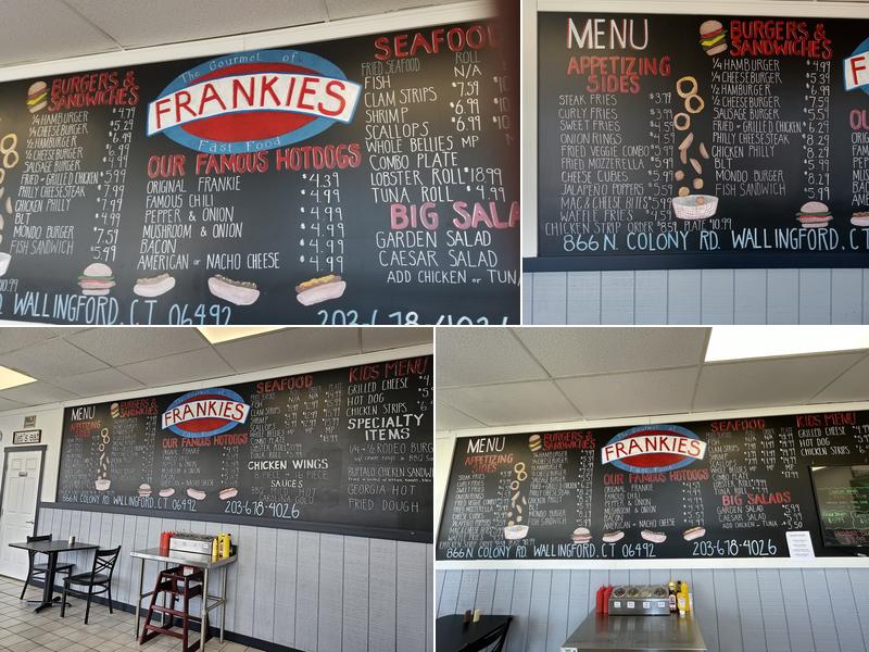 Frankies Menu