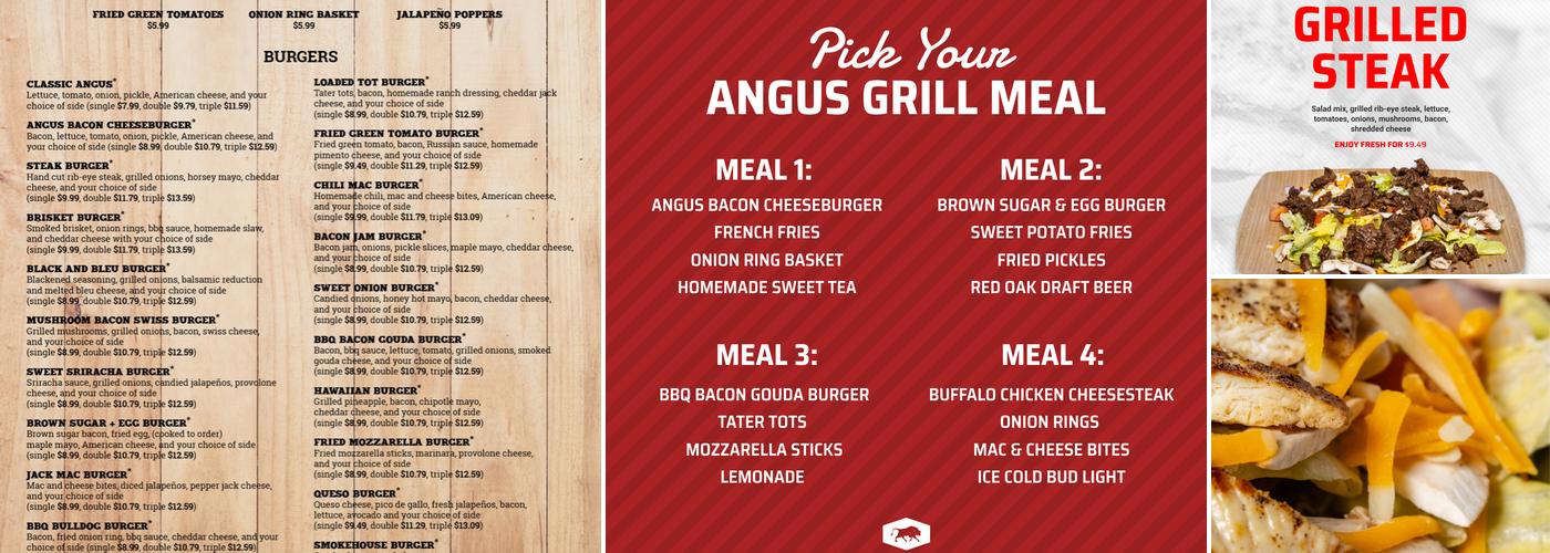 Angus Grill West Menu