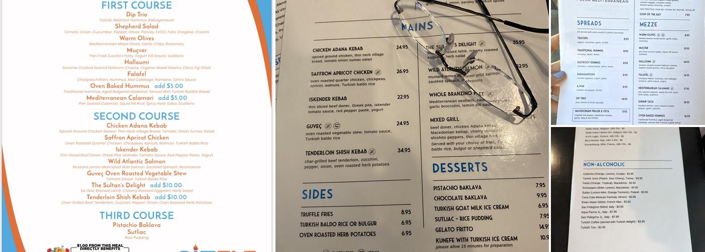 Simit Fresh Mediterranean Menu