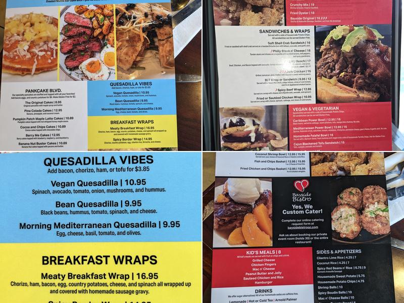 Bayside Bistro Menu