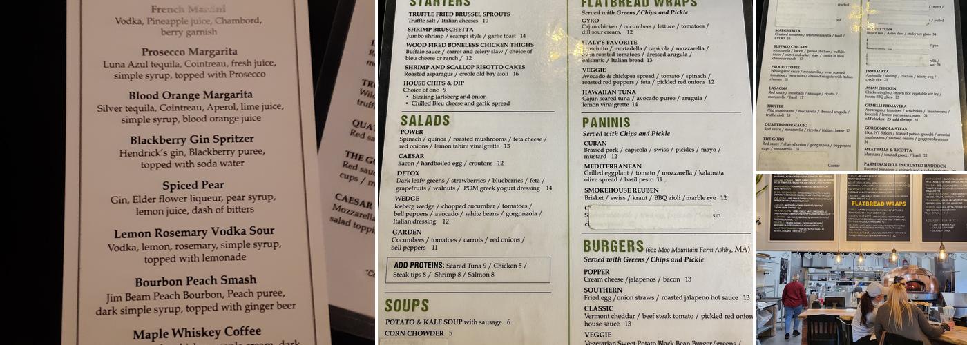 Logan's Table Menu