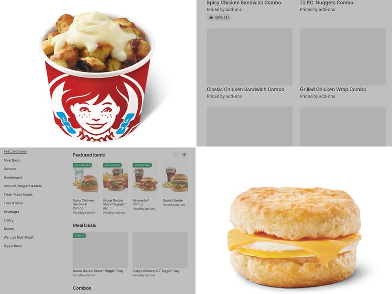 Wendy's Menu
