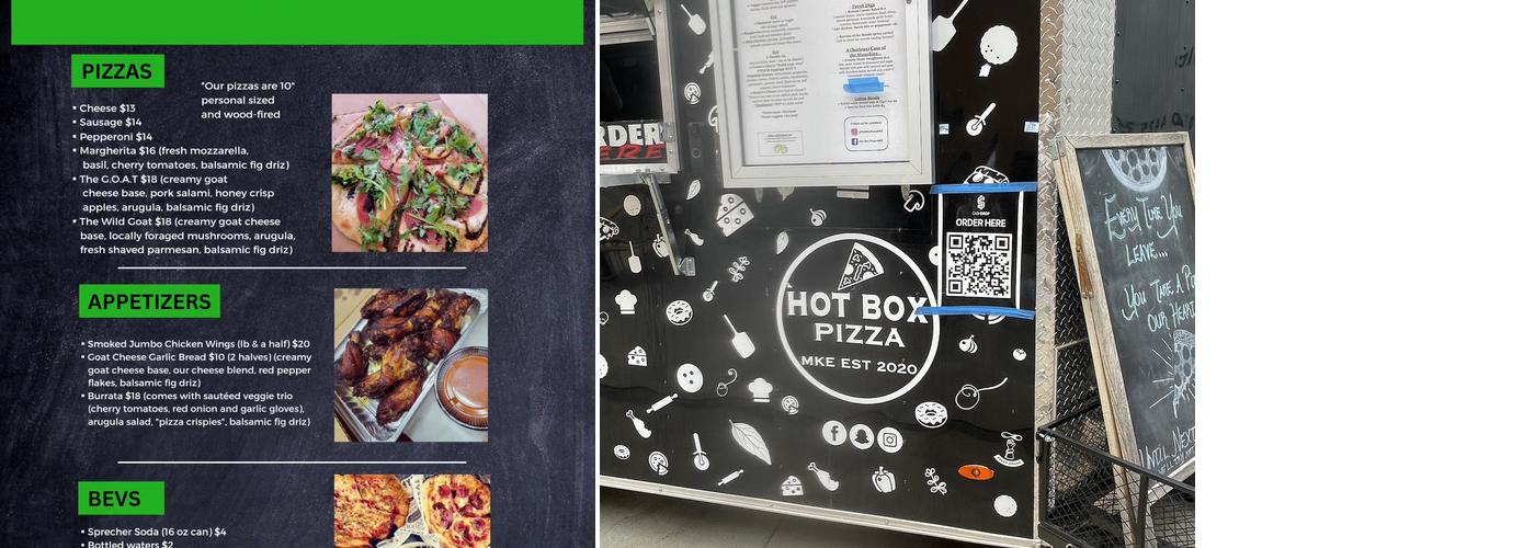 Hot Box Pizza MKE Menu