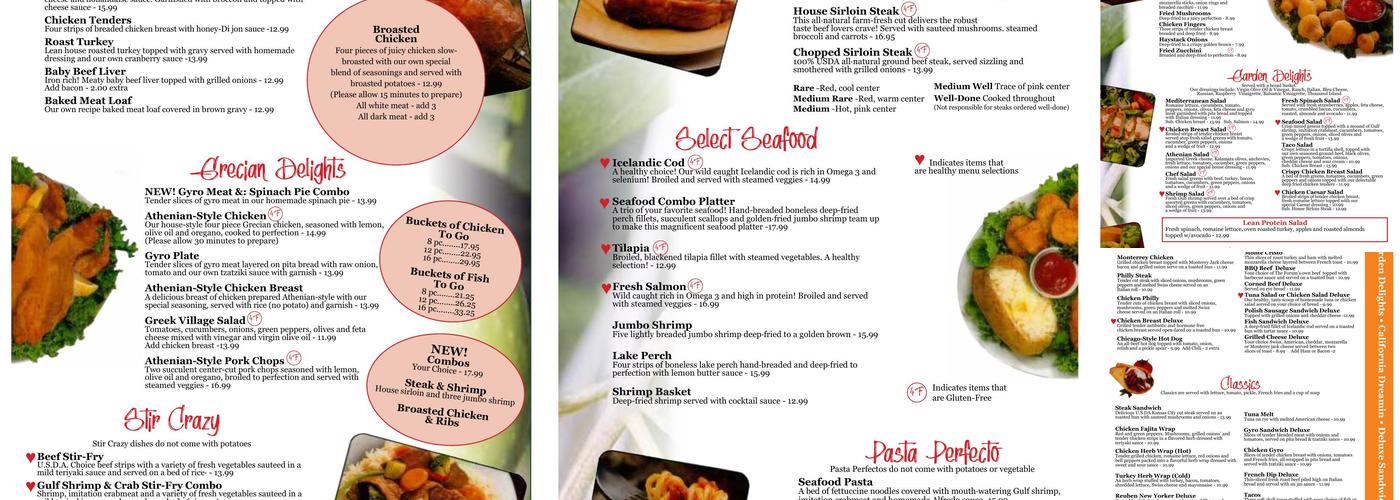 Olive Tree Café Menu