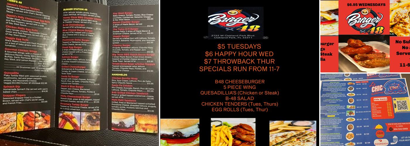 BURGER 48 Menu