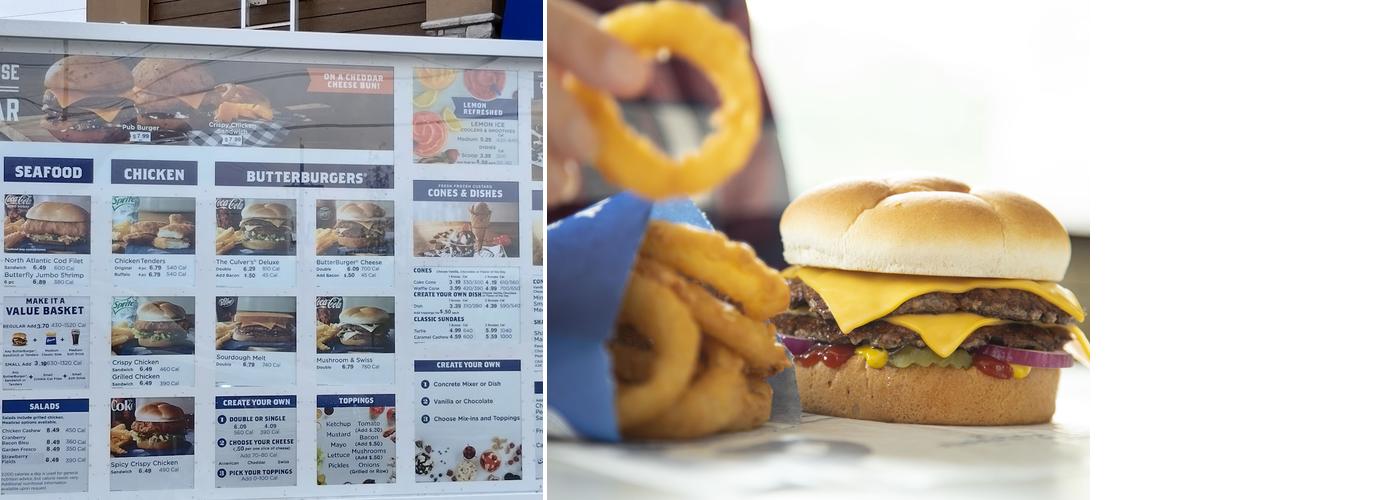 Culver’s Menu