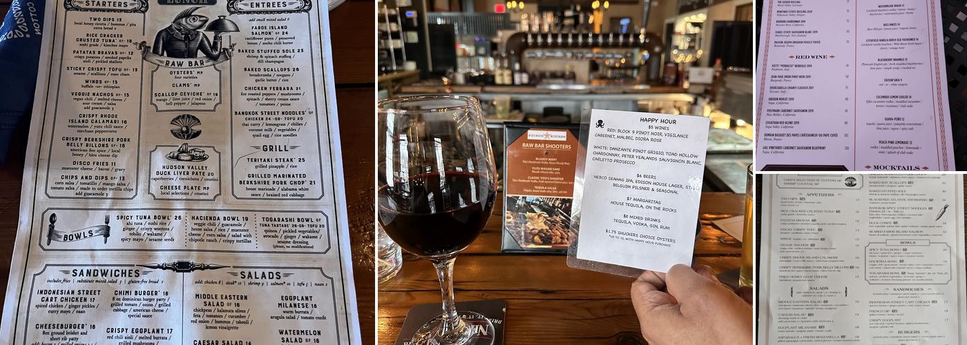 Edison Kitchen Menu
