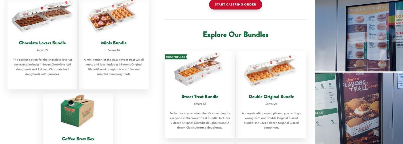 Krispy Kreme Menu