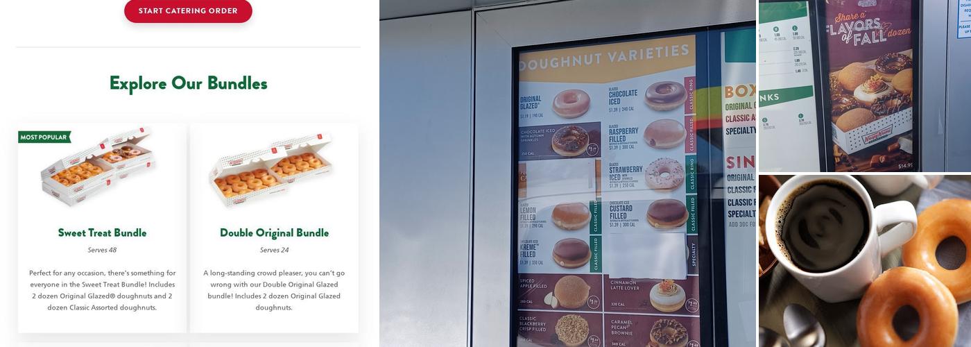 Krispy Kreme Menu