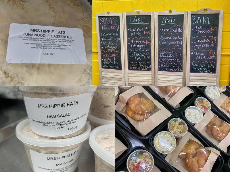 Mrs. Hippie Eats Menu