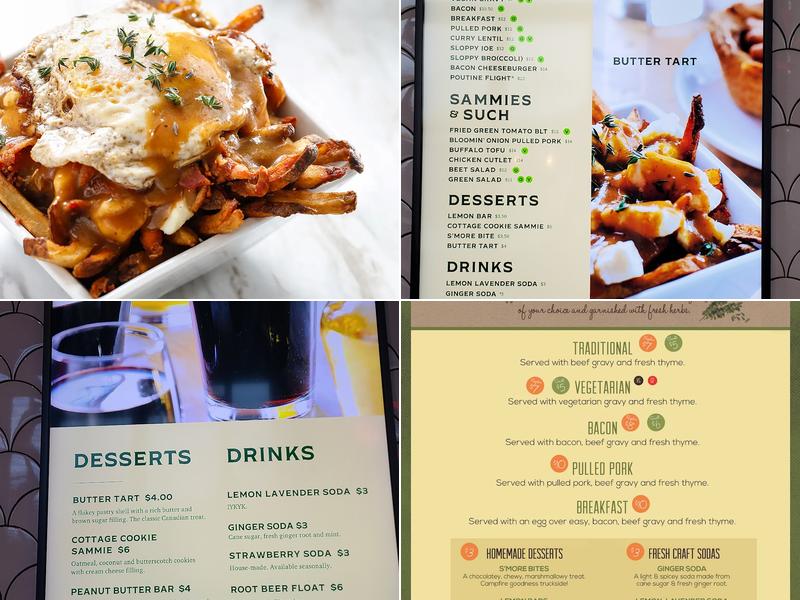 Petit Poutinerie Menu