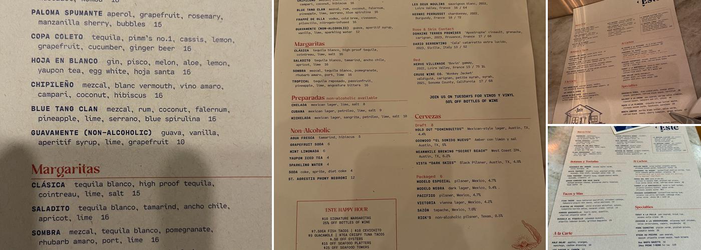Este Menu