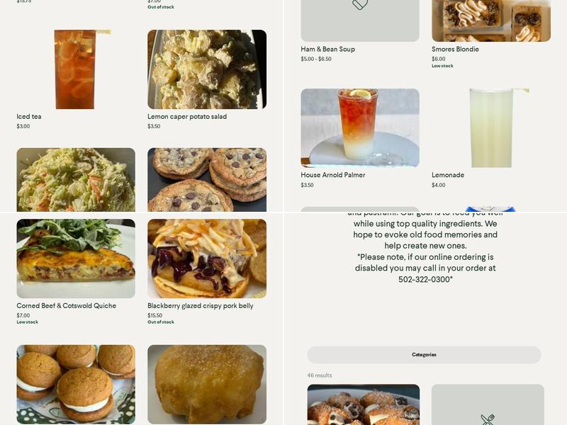 Good Belly Sandwich Shop Menu