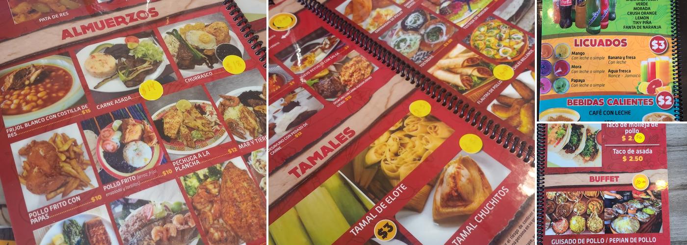 Cafeteria y Restaurante Genesis Menu