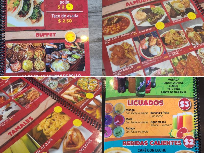 Cafeteria y Restaurante Genesis Menu