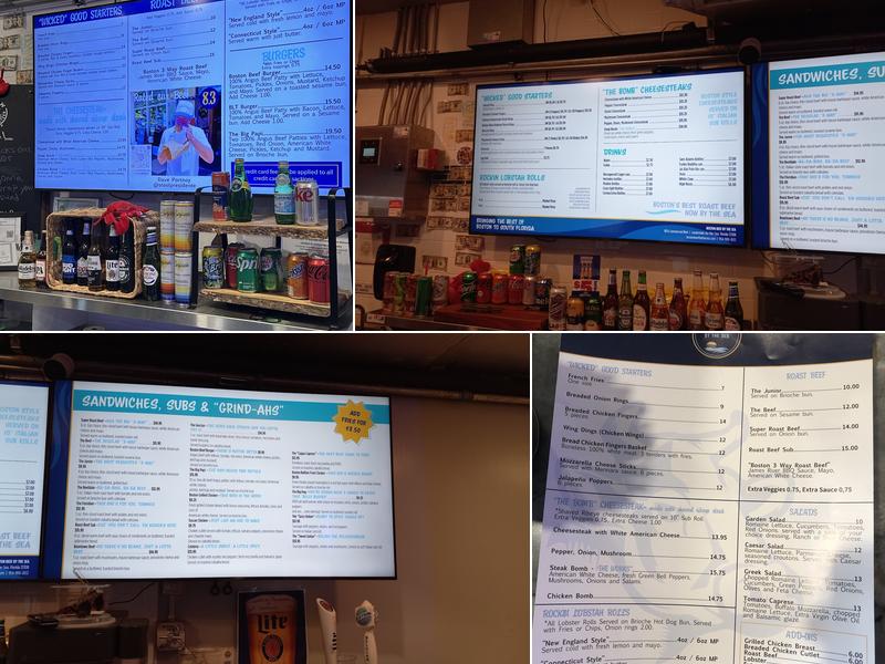 Boston Beef by the Sea Menu