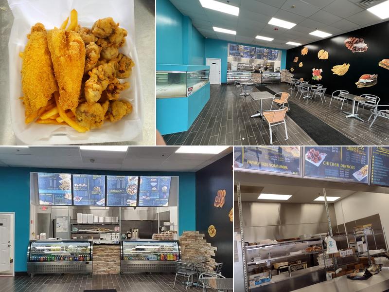 Sharks fish and chicken