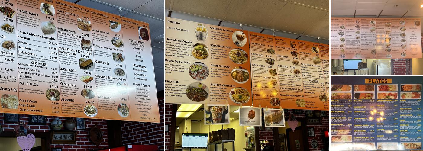 Don Chon Mexican Grill Menu